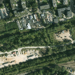Satellite imagery of cairn, PL