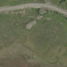 Satellite imagery of Sunwapta Pass, CA