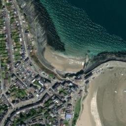 Satellite imagery of New Quay Head, GB
