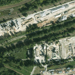 Satellite imagery of cairn, PL