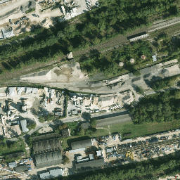 Satellite imagery of cairn, PL