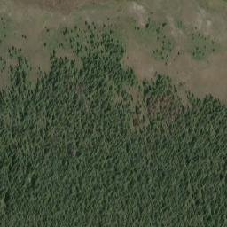 Satellite imagery of Sunwapta Pass, CA