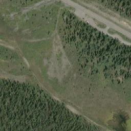 Satellite imagery of Sunwapta Pass, CA