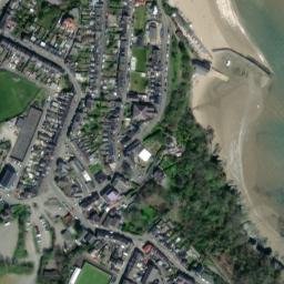 Satellite imagery of New Quay Head, GB