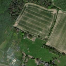 Satellite imagery of Lyonshall Castle, GB