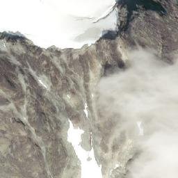 Satellite imagery of Muskox Peak, CA