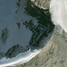 Satellite imagery of Mount Athabasca, CA