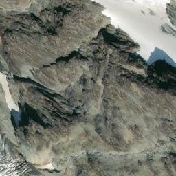 Satellite imagery of Chimpanzee Peak, CA