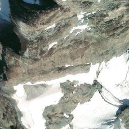 Satellite imagery of Chimpanzee Peak, CA