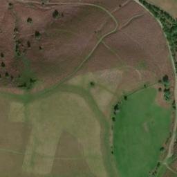 Satellite imagery of Fforest Wood Castle, GB