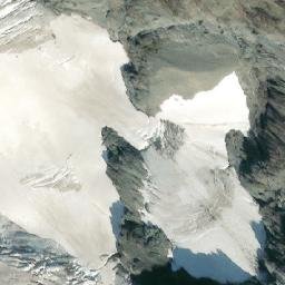 Satellite imagery of Chimpanzee Peak, CA