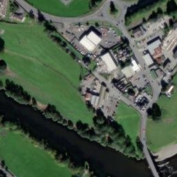 Satellite imagery of Builth Wells Castle, GB