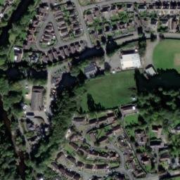 Satellite imagery of Caer Beris Motte, GB