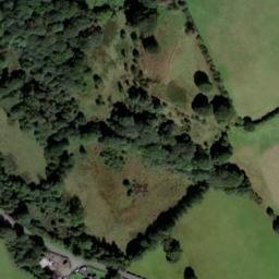 Satellite imagery of Caerau Motte, GB