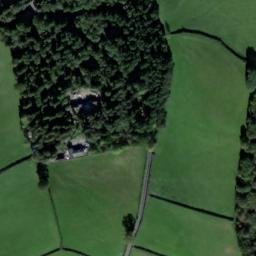 Satellite imagery of Caer Beris Motte, GB