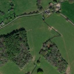 Satellite imagery of Brilley Green Motte, GB