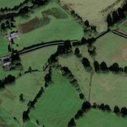 Satellite imagery of Caer Dommon Mound, GB