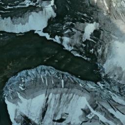 Satellite imagery of Mount Saskatchewan, CA