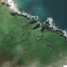 Satellite imagery of Garraun Point, IE