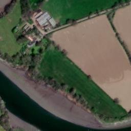 Satellite imagery of Cardigan Old Castle Motte, GB