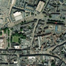 Satellite imagery of Hereford Castle, GB