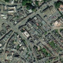 Satellite imagery of Hereford Castle, GB