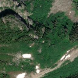 Satellite imagery of Ptarmigan Mountain, CA