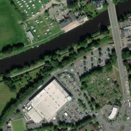 Satellite imagery of Hereford Castle, GB