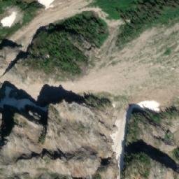 Satellite imagery of Ptarmigan Mountain, CA