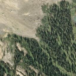 Satellite imagery of Thompson Pass, CA