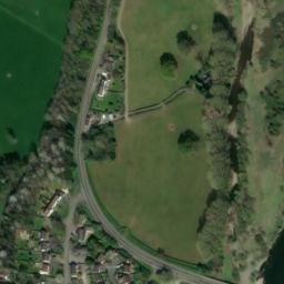 Satellite imagery of Glasbury Motte, GB