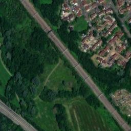 Satellite imagery of Bradwell Motte, GB