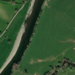 Satellite imagery of Glasbury Motte, GB