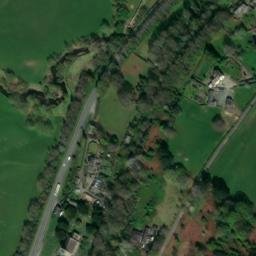 Satellite imagery of Glasbury Motte, GB