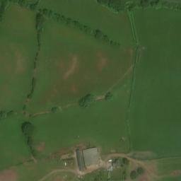 Satellite imagery of Urishay Castle, GB