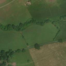 Satellite imagery of Urishay Castle, GB