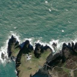 Satellite imagery of Strumble Head, GB