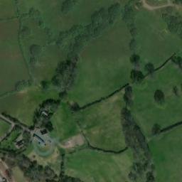 Satellite imagery of Urishay Castle, GB