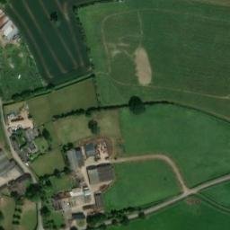 Satellite imagery of Cobhall motte, GB