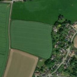 Satellite imagery of Cobhall motte, GB