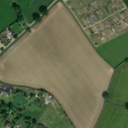 Satellite imagery of Cobhall motte, GB