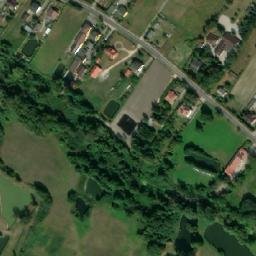 Satellite imagery of Radziejowice - renesansowy dwór obronny XV w., PL
