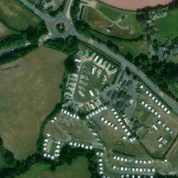 Satellite imagery of Bronllys Castle, GB
