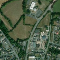 Satellite imagery of Bronllys Castle, GB