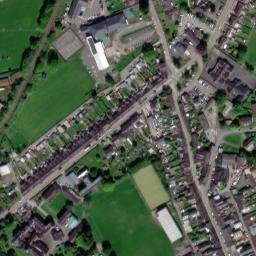 Satellite imagery of Llandovery Castle, GB