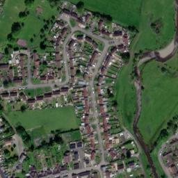 Satellite imagery of Llandovery Castle, GB