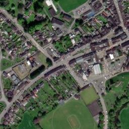 Satellite imagery of Llandovery Castle, GB