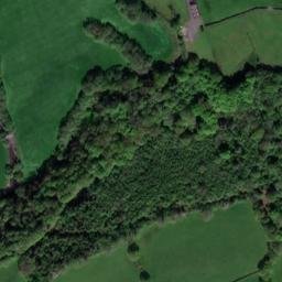 Satellite imagery of Llandovery Castle, GB