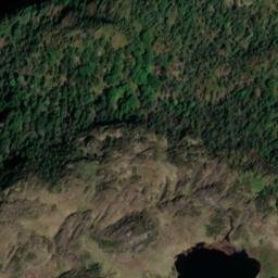 Satellite imagery of Man of War Rock, IE