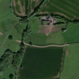 Satellite imagery of Tredustan Motte, GB